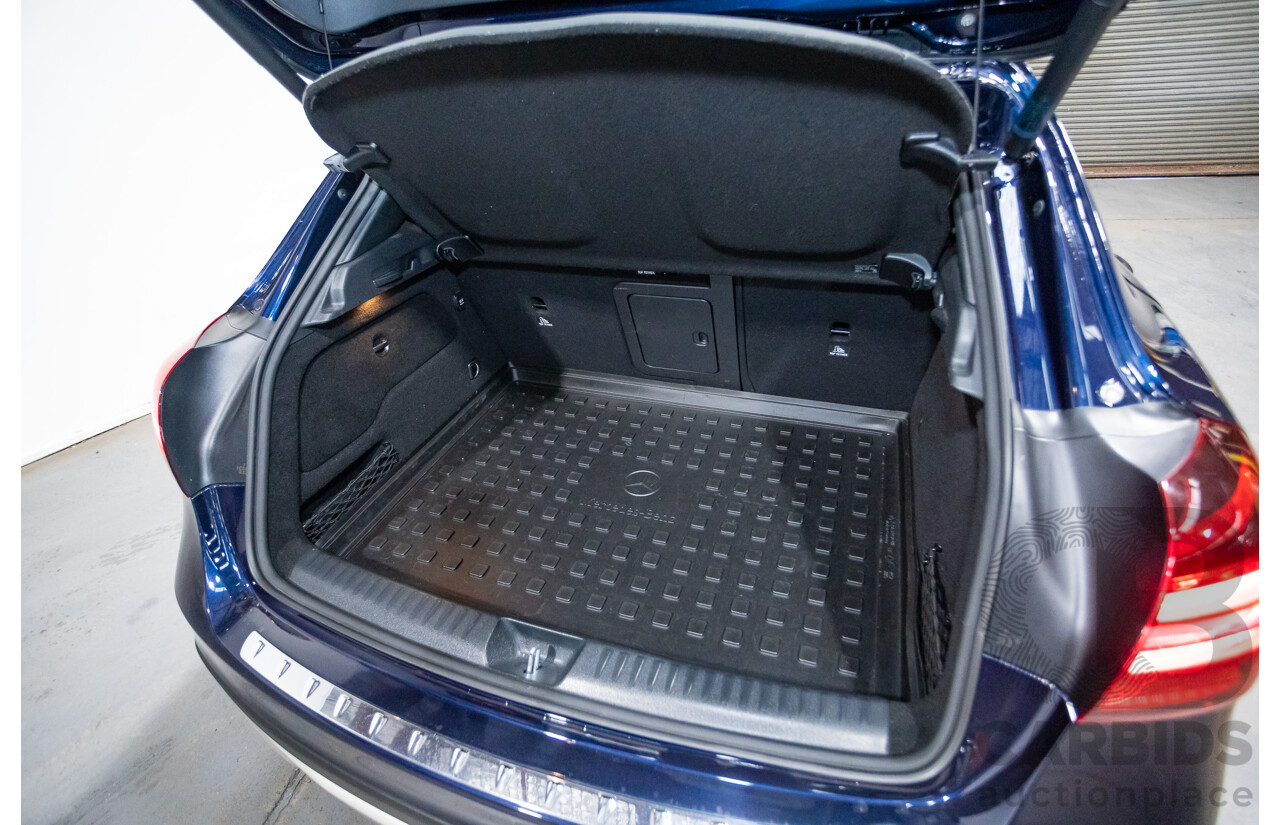 10/2018 Mercedes Benz GLA 180 X156 809MY 4d Wagon Cavansite Blue Metallic Turbo 1.6L