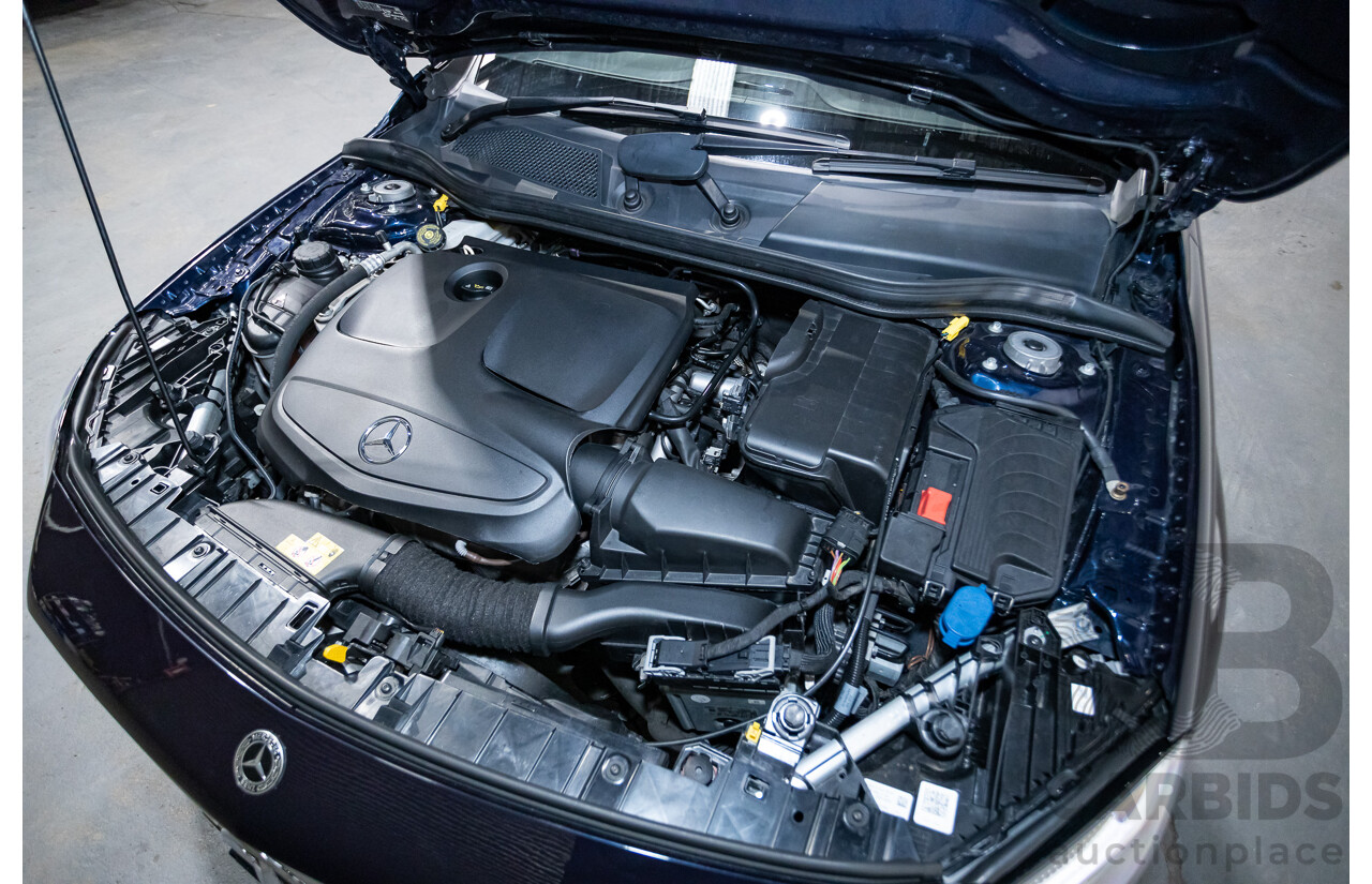 10/2018 Mercedes Benz GLA 180 X156 809MY 4d Wagon Cavansite Blue Metallic Turbo 1.6L