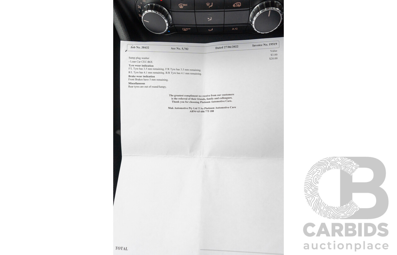 10/2018 Mercedes Benz GLA 180 X156 809MY 4d Wagon Cavansite Blue Metallic Turbo 1.6L