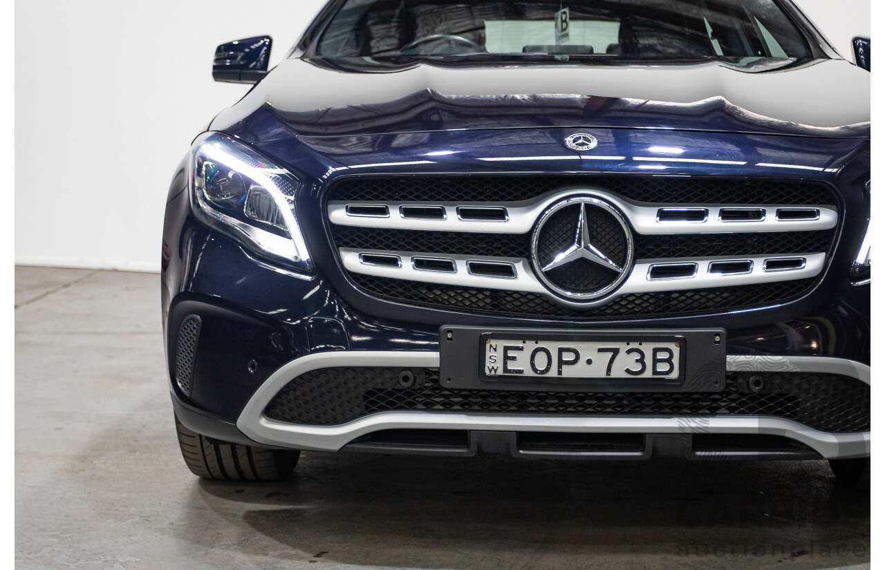 10/2018 Mercedes Benz GLA 180 X156 809MY 4d Wagon Cavansite Blue Metallic Turbo 1.6L