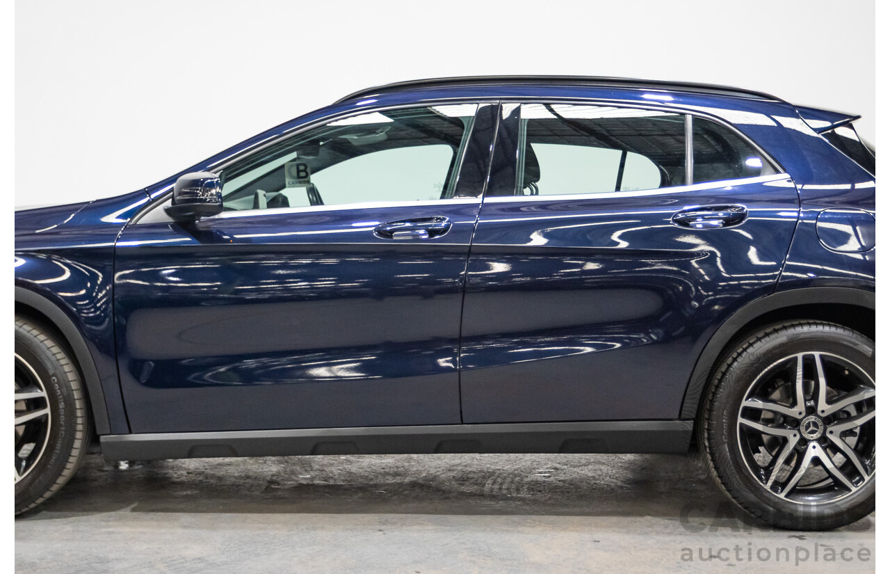 10/2018 Mercedes Benz GLA 180 X156 809MY 4d Wagon Cavansite Blue Metallic Turbo 1.6L