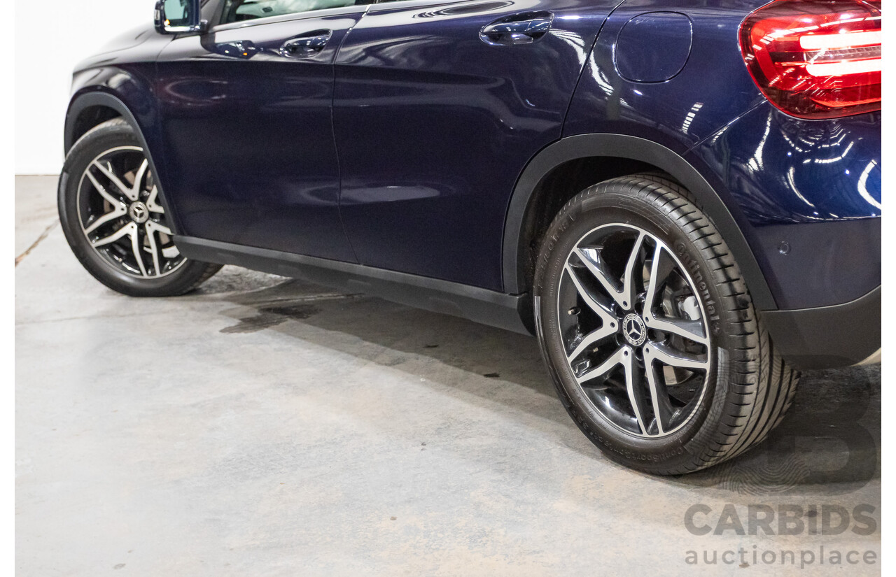 10/2018 Mercedes Benz GLA 180 X156 809MY 4d Wagon Cavansite Blue Metallic Turbo 1.6L