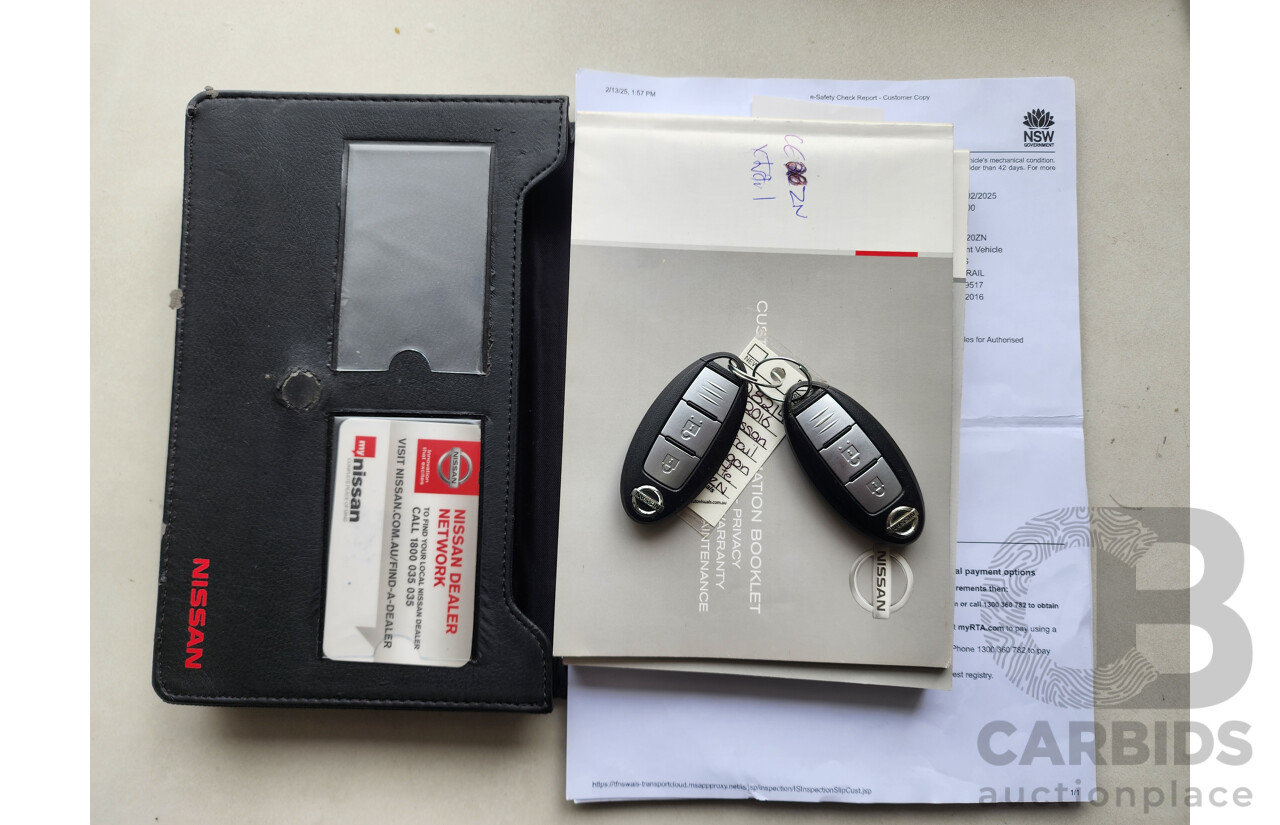 1/2016 Nissan X-Trail ST 7 SEAT (fwd) T32 4d Wagon White 2.5L