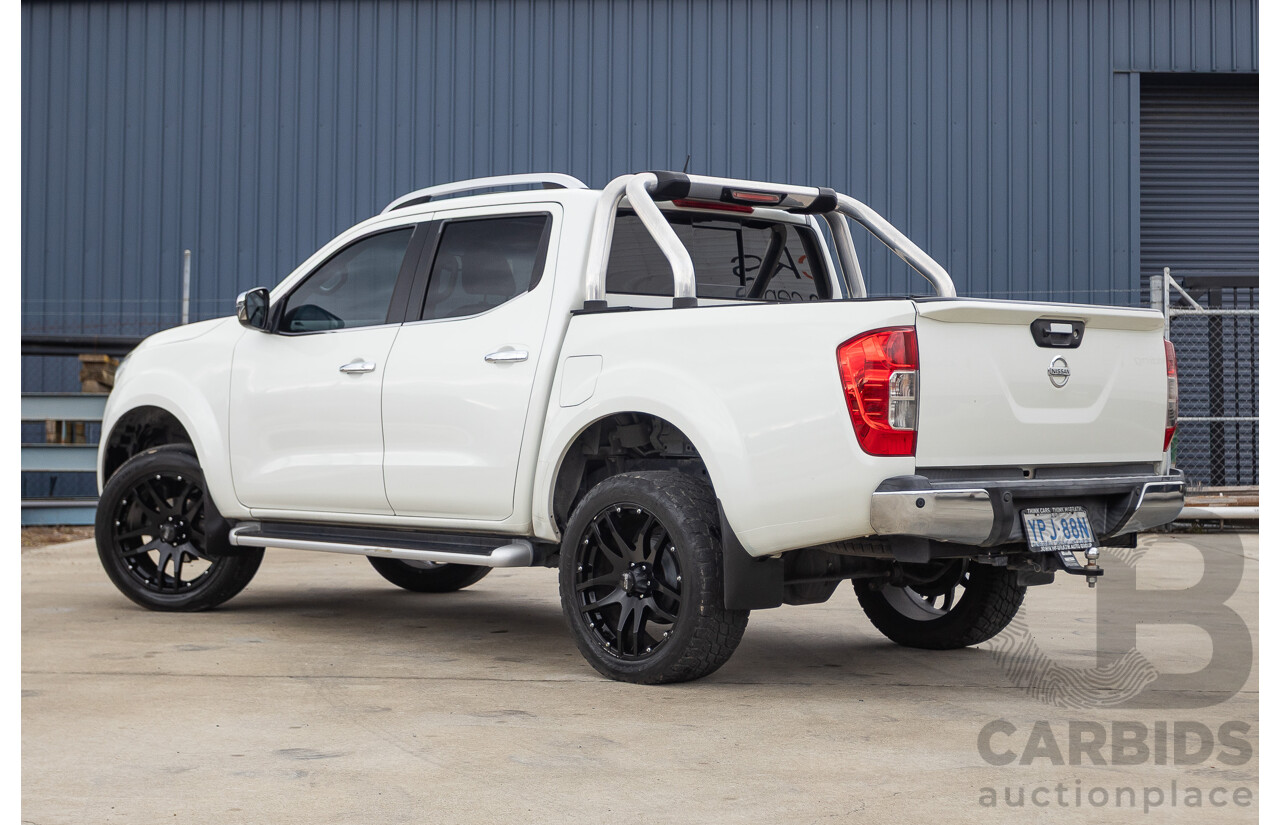 01/2016 Nissan Navara ST-X (4x4) NP300 D23 Dual Cab Utility White Diamond Turbo Diesel 2.3L