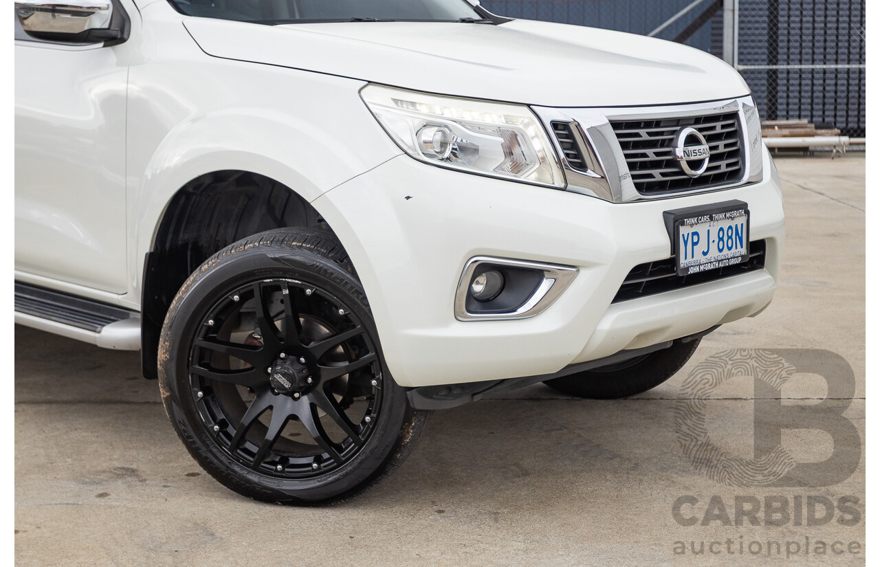 01/2016 Nissan Navara ST-X (4x4) NP300 D23 Dual Cab Utility White Diamond Turbo Diesel 2.3L