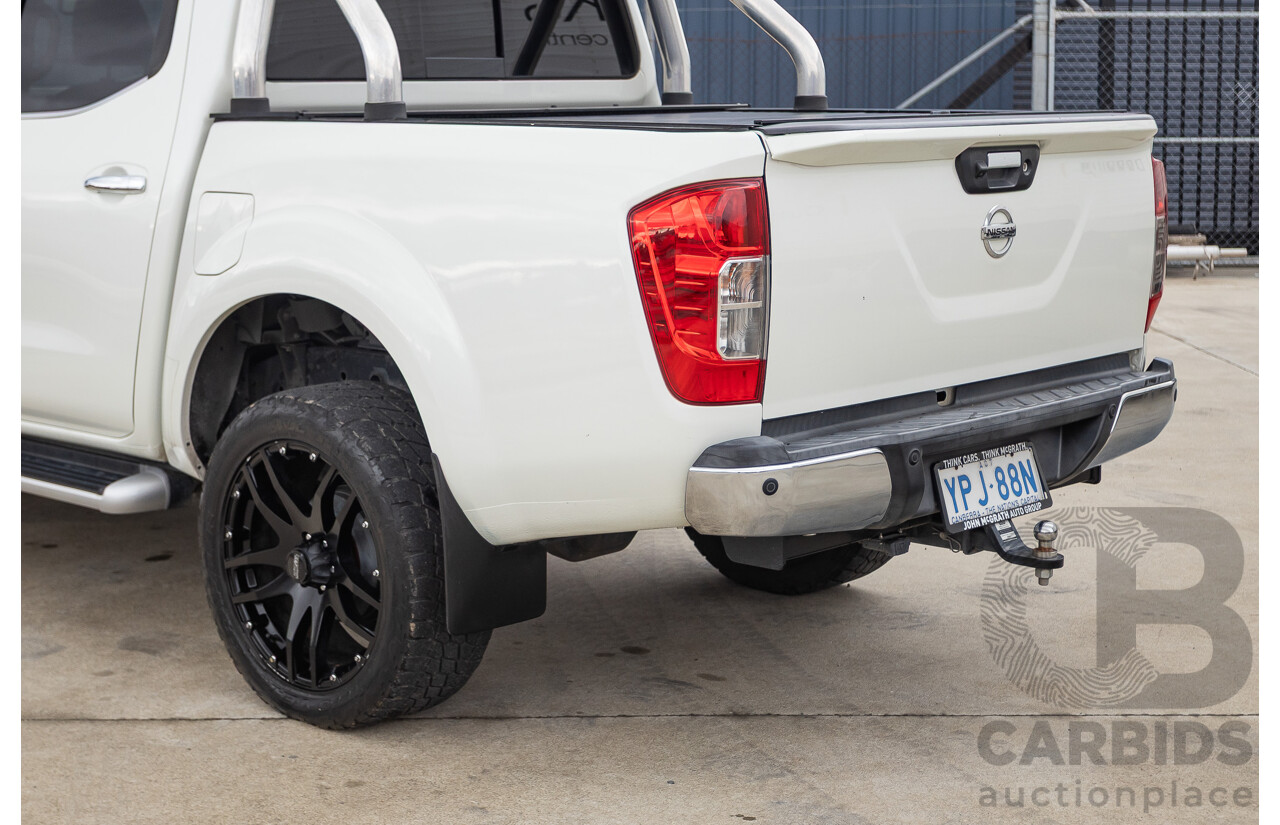 01/2016 Nissan Navara ST-X (4x4) NP300 D23 Dual Cab Utility White Diamond Turbo Diesel 2.3L