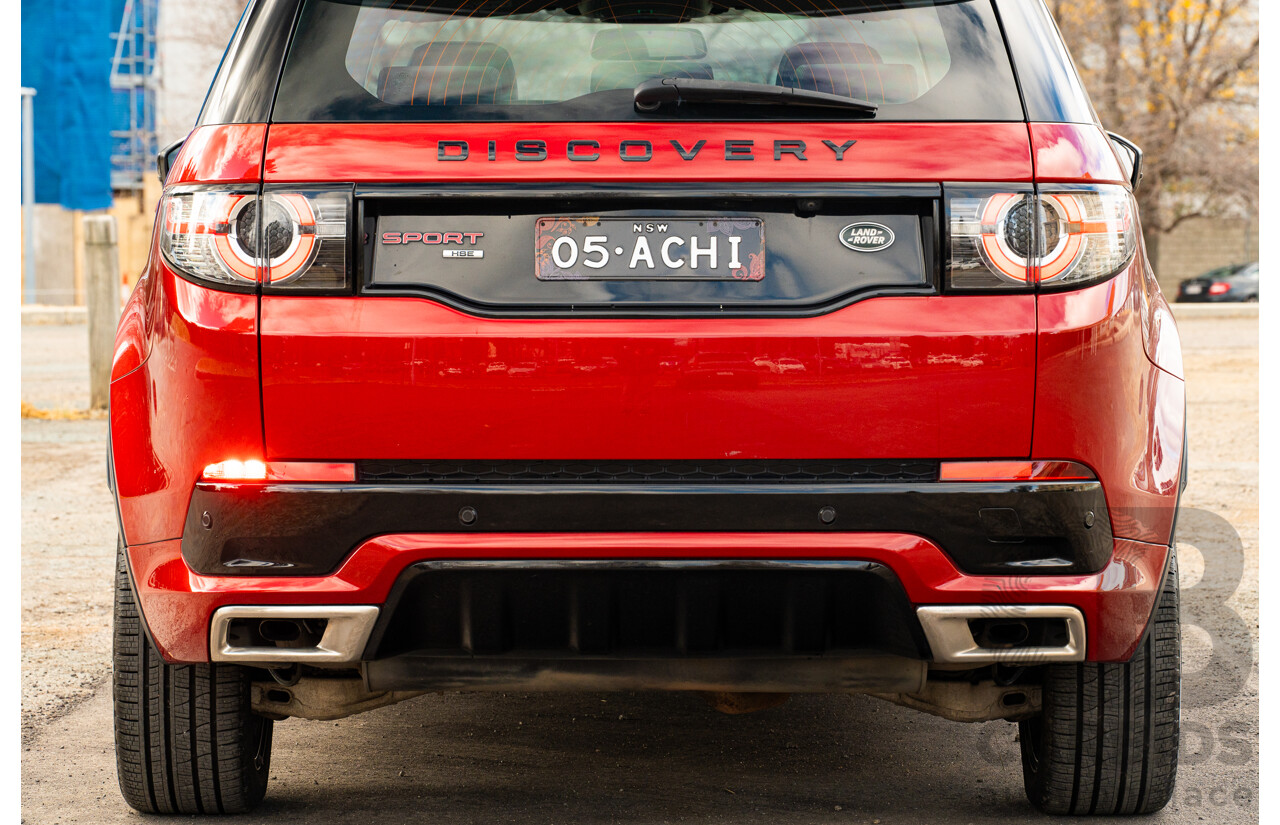 11/2016 Land Rover Discovery Sport TD4 180 HSE Dynamic (AWD) MY17 L550 4d Wagon Firenze Red Turbo Diesel 2.0L