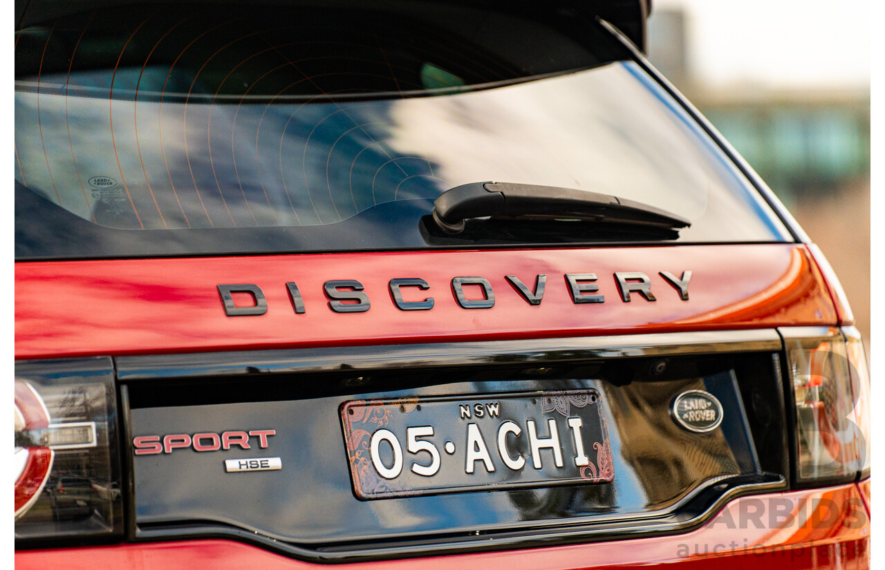 11/2016 Land Rover Discovery Sport TD4 180 HSE Dynamic (AWD) MY17 L550 4d Wagon Firenze Red Turbo Diesel 2.0L
