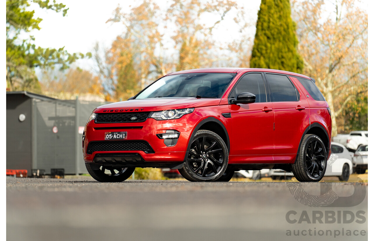 11/2016 Land Rover Discovery Sport TD4 180 HSE Dynamic (AWD) MY17 L550 4d Wagon Firenze Red Turbo Diesel 2.0L