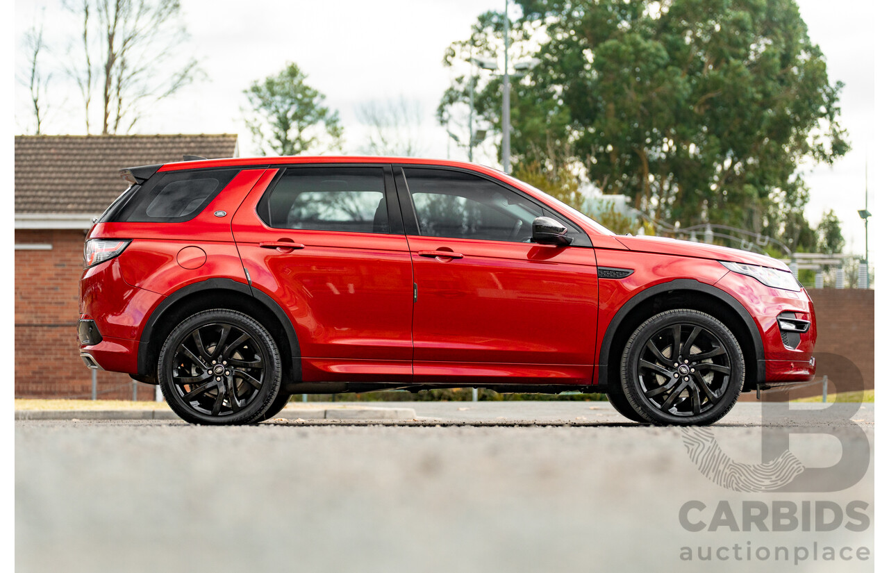 11/2016 Land Rover Discovery Sport TD4 180 HSE Dynamic (AWD) MY17 L550 4d Wagon Firenze Red Turbo Diesel 2.0L