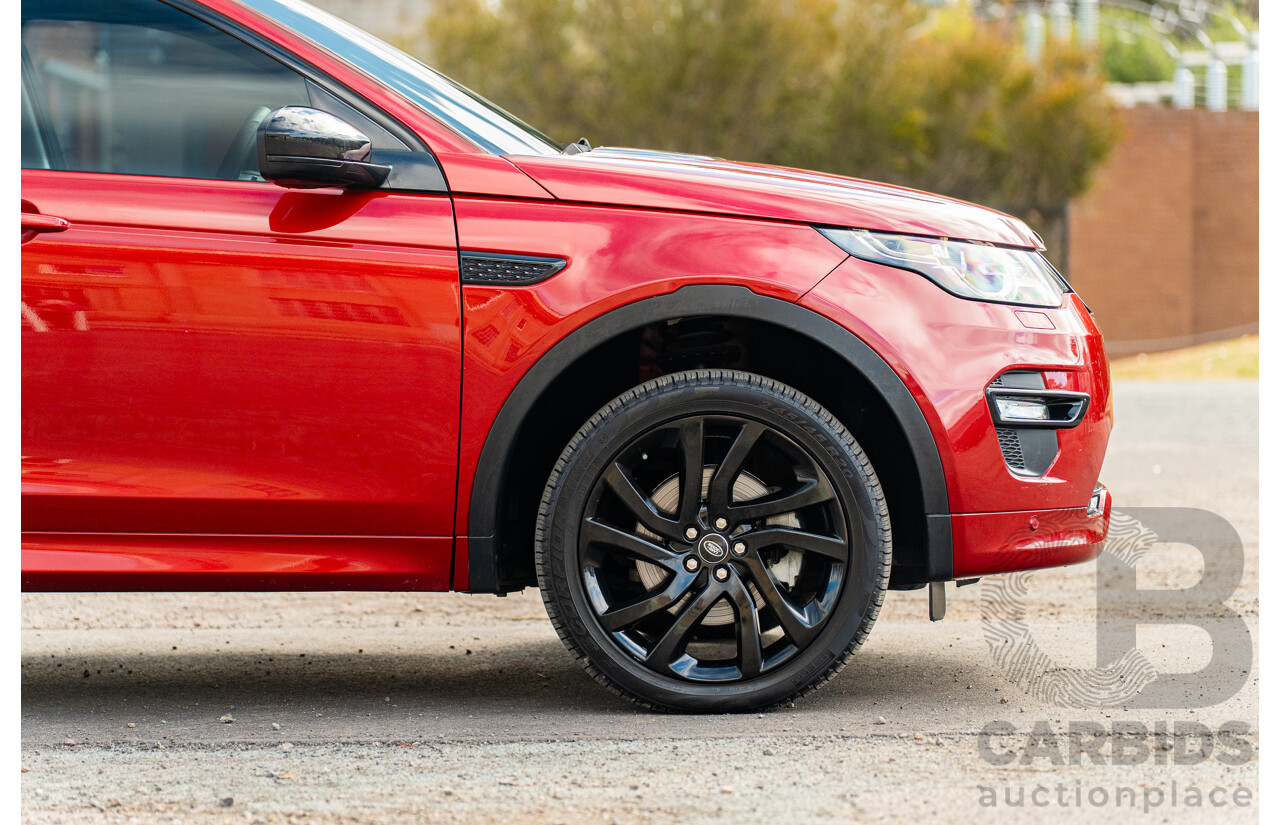 11/2016 Land Rover Discovery Sport TD4 180 HSE Dynamic (AWD) MY17 L550 4d Wagon Firenze Red Turbo Diesel 2.0L