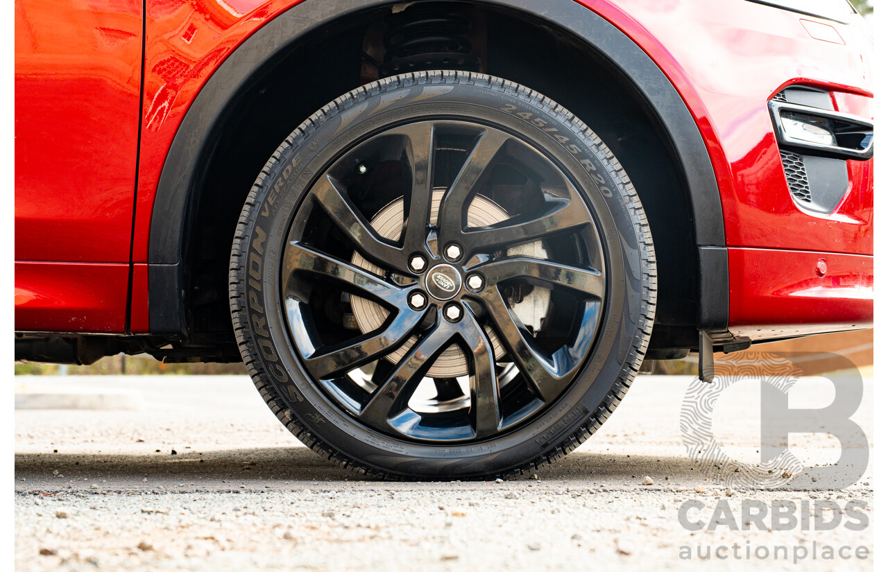 11/2016 Land Rover Discovery Sport TD4 180 HSE Dynamic (AWD) MY17 L550 4d Wagon Firenze Red Turbo Diesel 2.0L