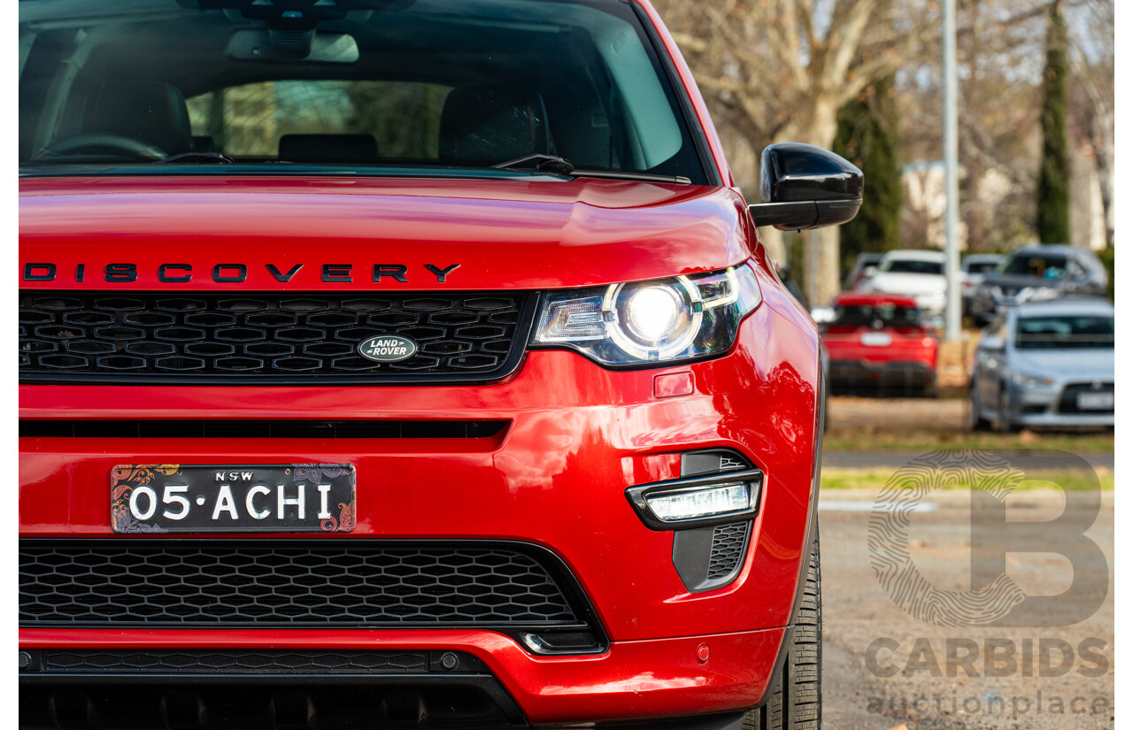11/2016 Land Rover Discovery Sport TD4 180 HSE Dynamic (AWD) MY17 L550 4d Wagon Firenze Red Turbo Diesel 2.0L