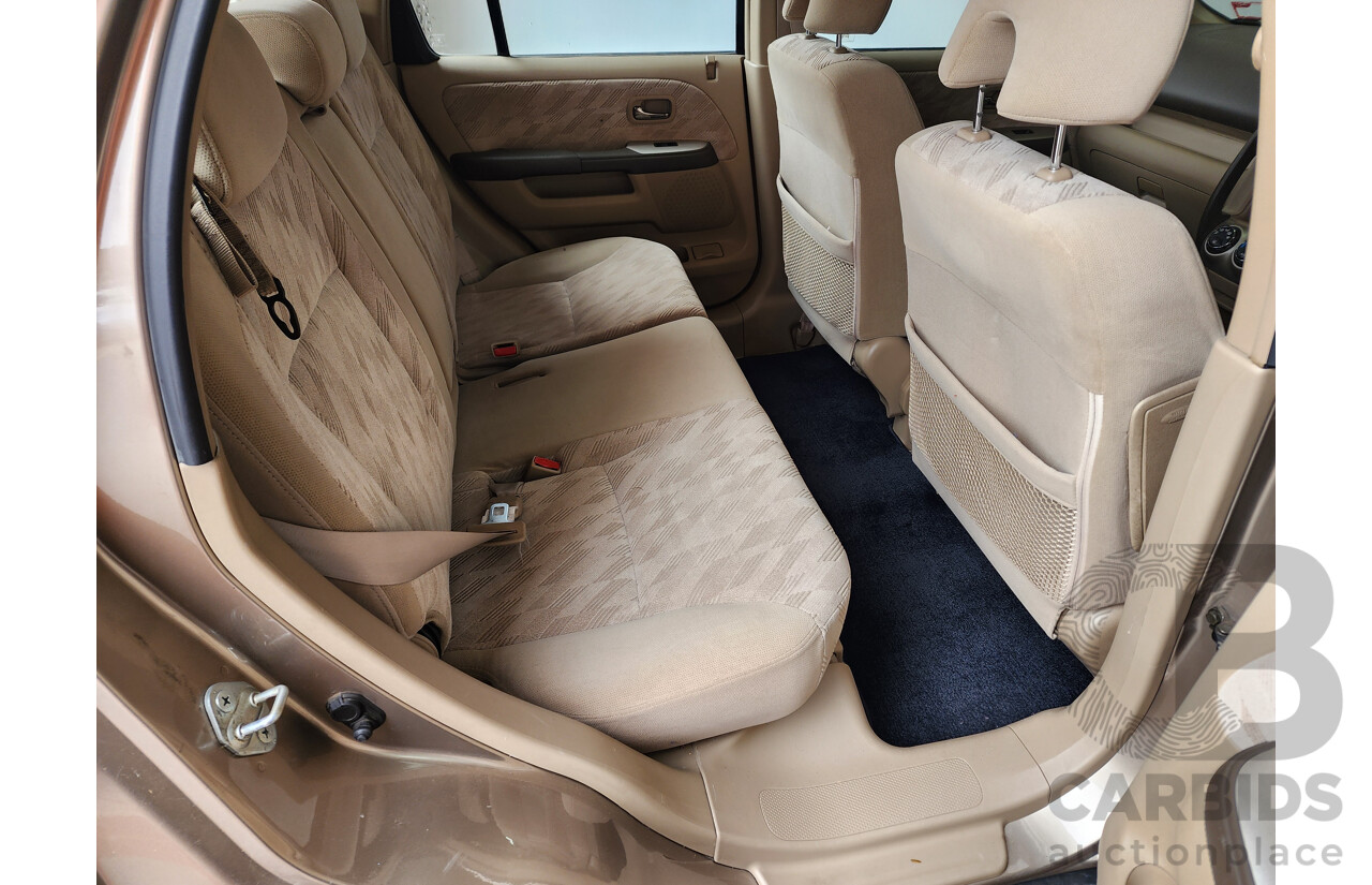 10/2004 Honda CRV (4x4) Sport MY04 4d Wagon Gold 2.4L