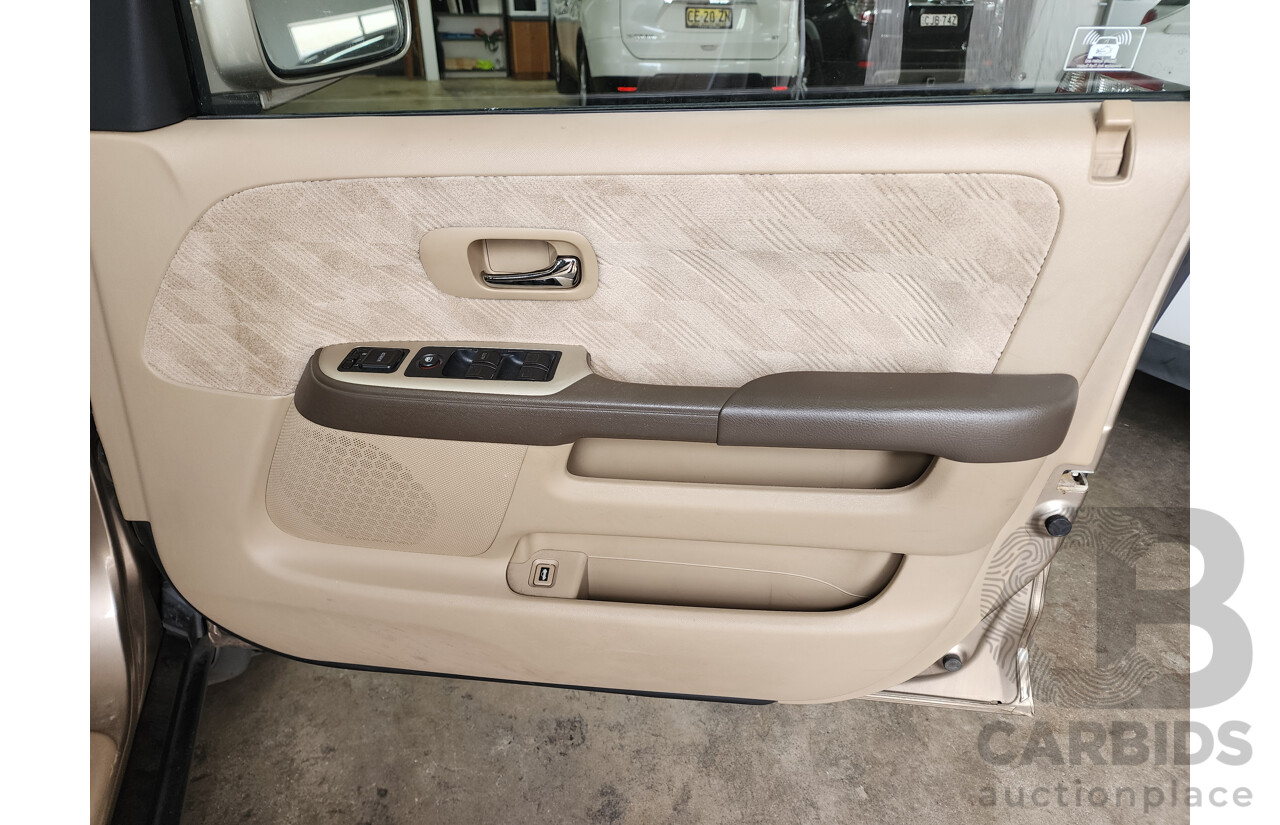 10/2004 Honda CRV (4x4) Sport MY04 4d Wagon Gold 2.4L