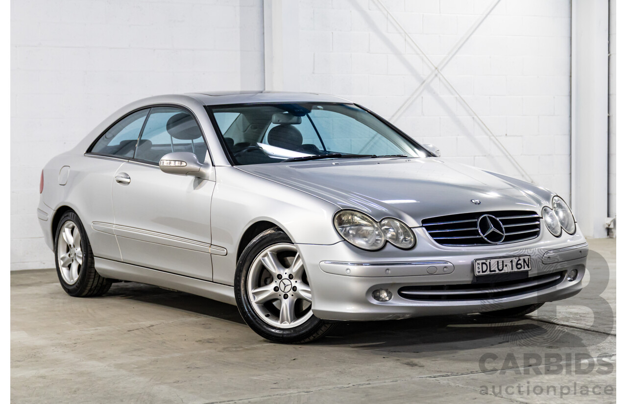 6/2002 Mercedes-Benz CLK320 Avantgarde 2d Coupe Brilliant Silver Metallic V6 3.2L