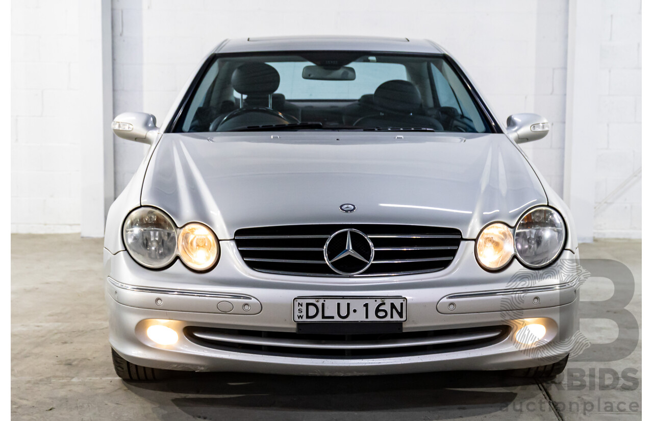 6/2002 Mercedes-Benz CLK320 Avantgarde 2d Coupe Brilliant Silver Metallic V6 3.2L