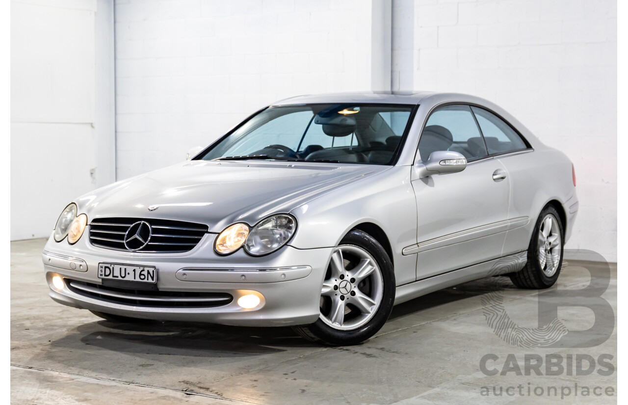 6/2002 Mercedes-Benz CLK320 Avantgarde 2d Coupe Brilliant Silver Metallic V6 3.2L
