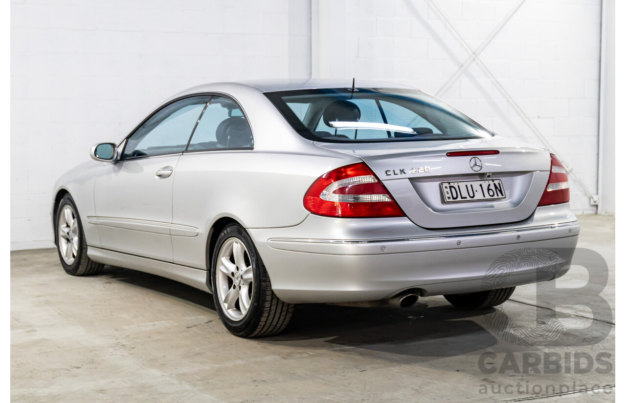 6/2002 Mercedes-Benz CLK320 Avantgarde 2d Coupe Brilliant Silver Metallic V6 3.2L