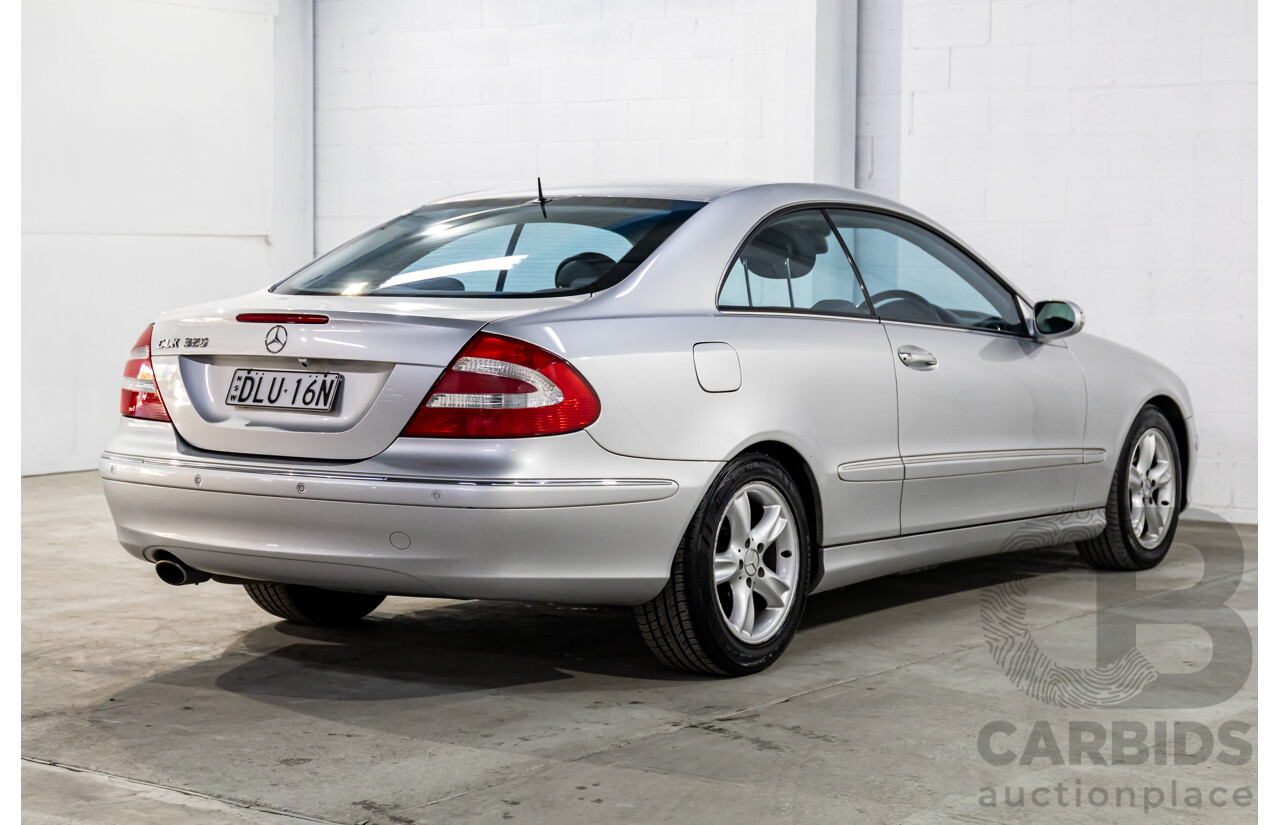 6/2002 Mercedes-Benz CLK320 Avantgarde 2d Coupe Brilliant Silver Metallic V6 3.2L