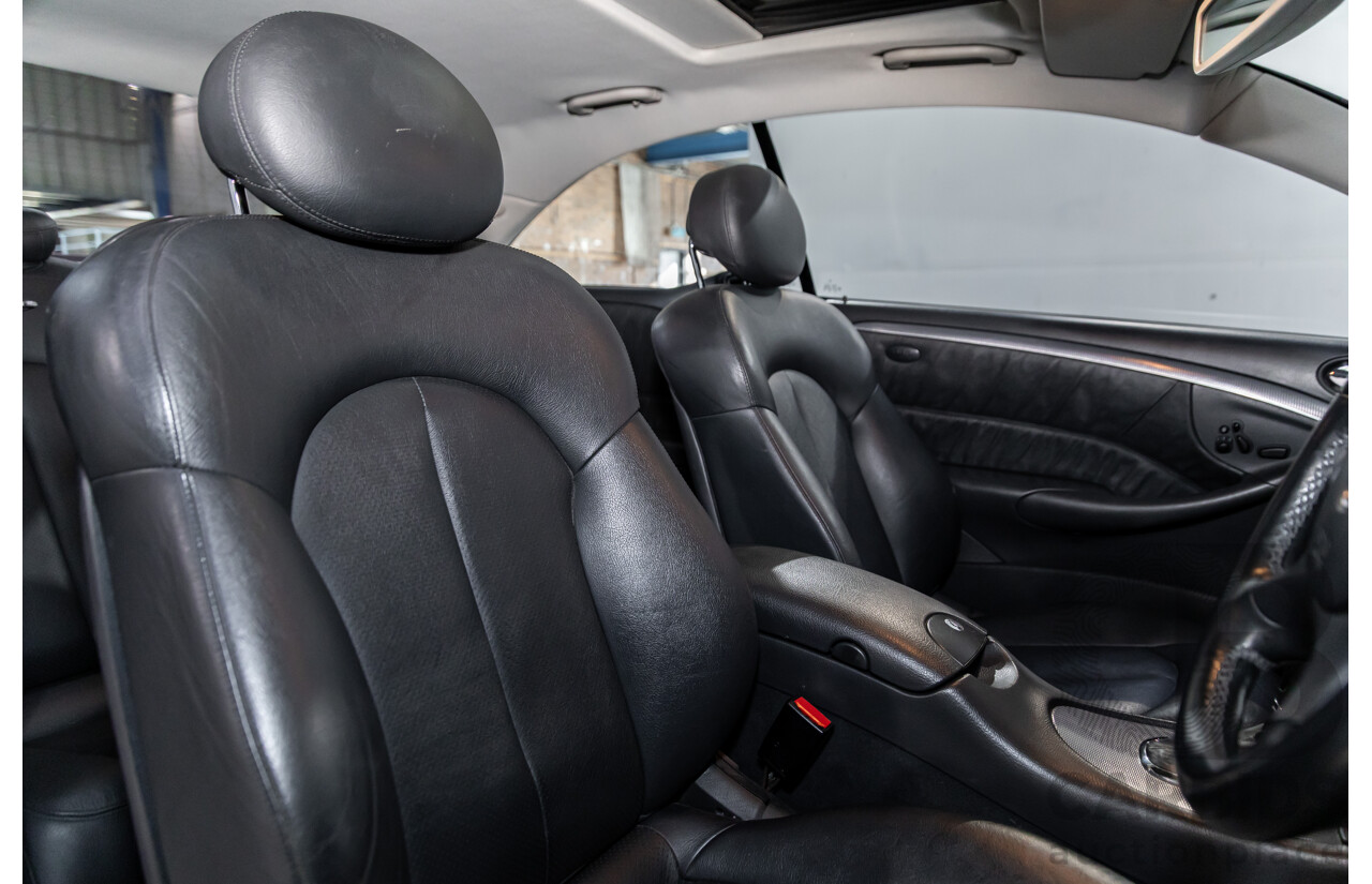 6/2002 Mercedes-Benz CLK320 Avantgarde 2d Coupe Brilliant Silver Metallic V6 3.2L