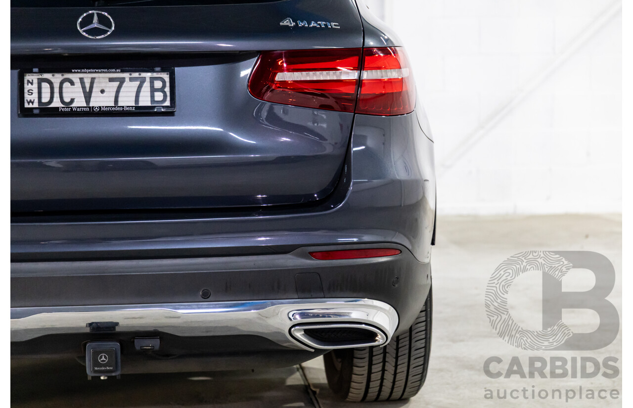12/2015 Mercedes-Benz GLC 220d 253 4d Wagon Tenorite Grey Metallic Turbo Diesel 2.1L