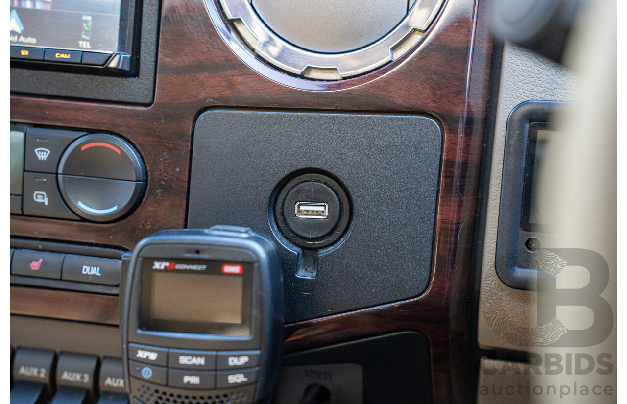 10/2008 Ford F250 XLT Lariat (4x4) RN Crew Cab P/Up Oxford White Twin Turbo Diesel - Powerstroke V8 6.4L