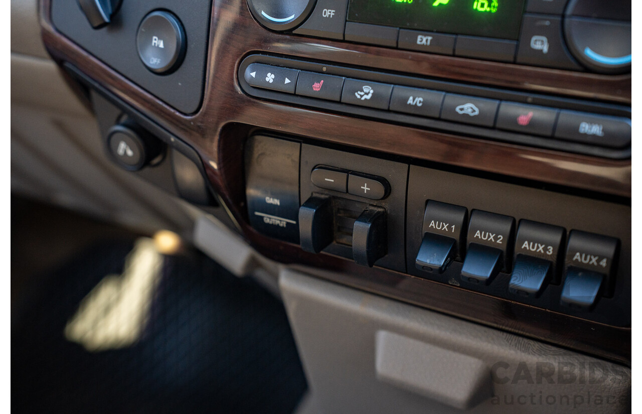 10/2008 Ford F250 XLT Lariat (4x4) RN Crew Cab P/Up Oxford White Twin Turbo Diesel - Powerstroke V8 6.4L