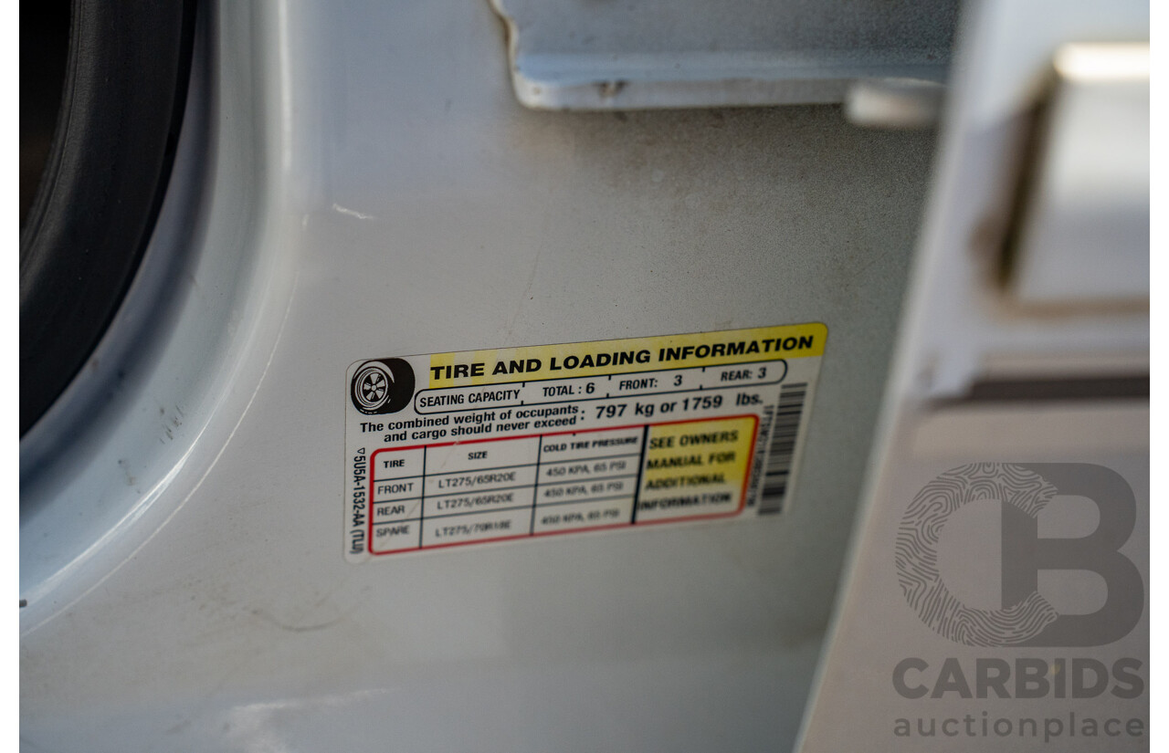 10/2008 Ford F250 XLT Lariat (4x4) RN Crew Cab P/Up Oxford White Twin Turbo Diesel - Powerstroke V8 6.4L