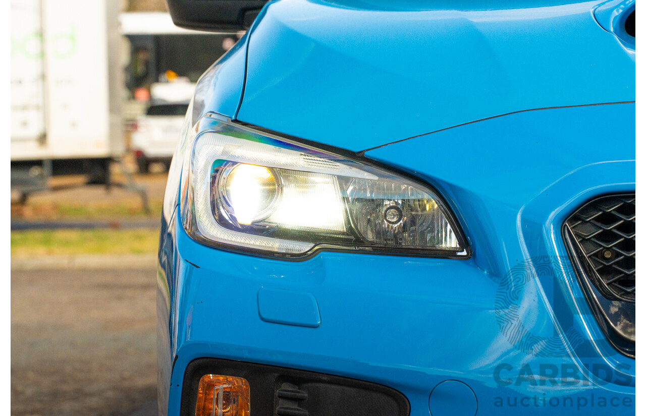9/2015 Subaru WRX Hyper Blue (AWD) VA MY16 4d Sedan Hyper Blue Turbo 2.0L