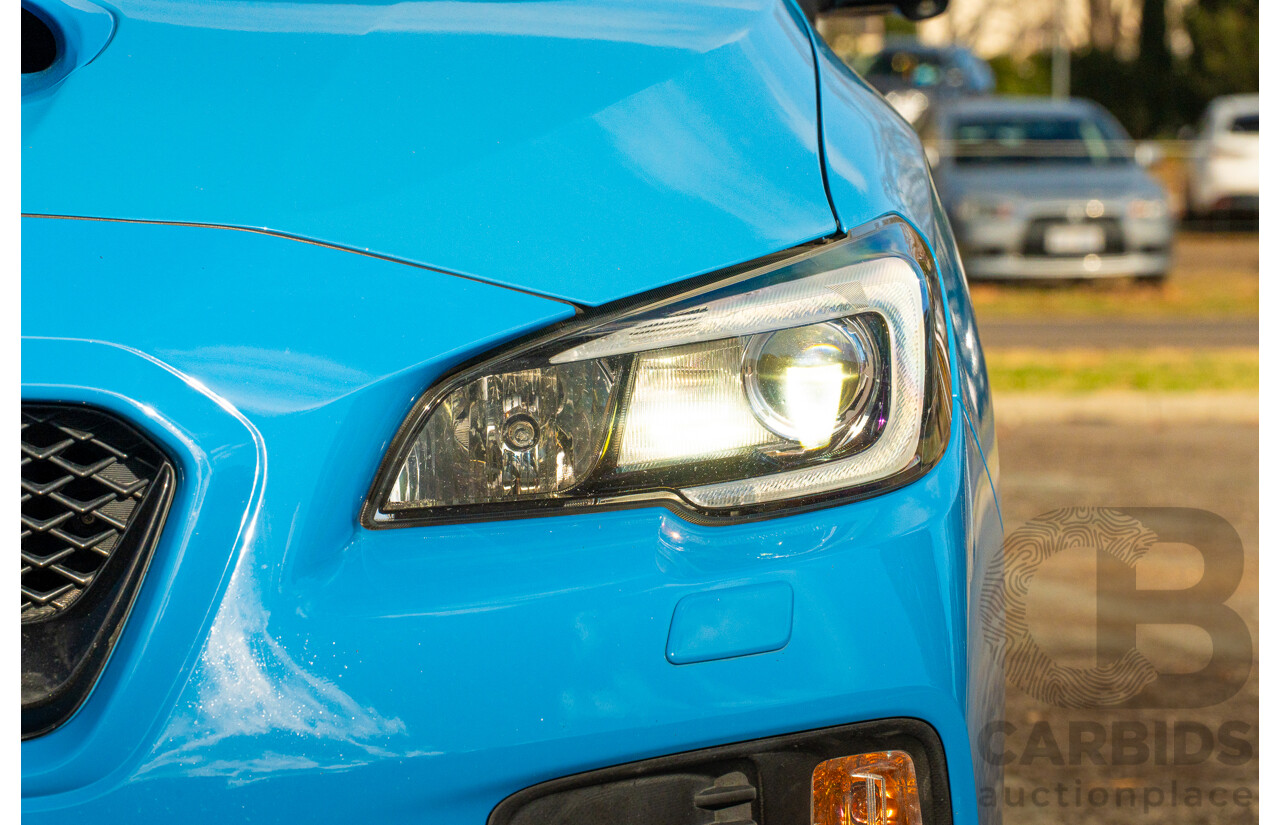 9/2015 Subaru WRX Hyper Blue (AWD) VA MY16 4d Sedan Hyper Blue Turbo 2.0L