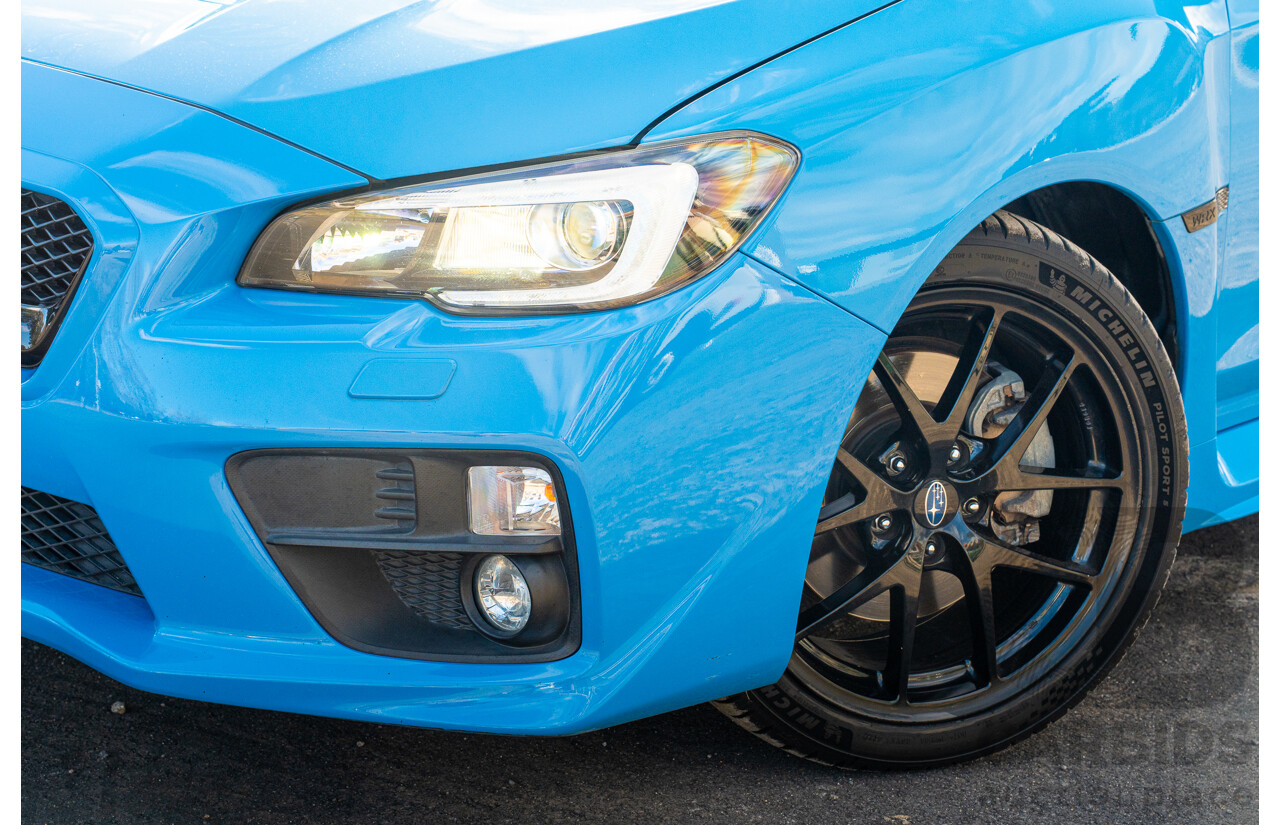 9/2015 Subaru WRX Hyper Blue (AWD) VA MY16 4d Sedan Hyper Blue Turbo 2.0L