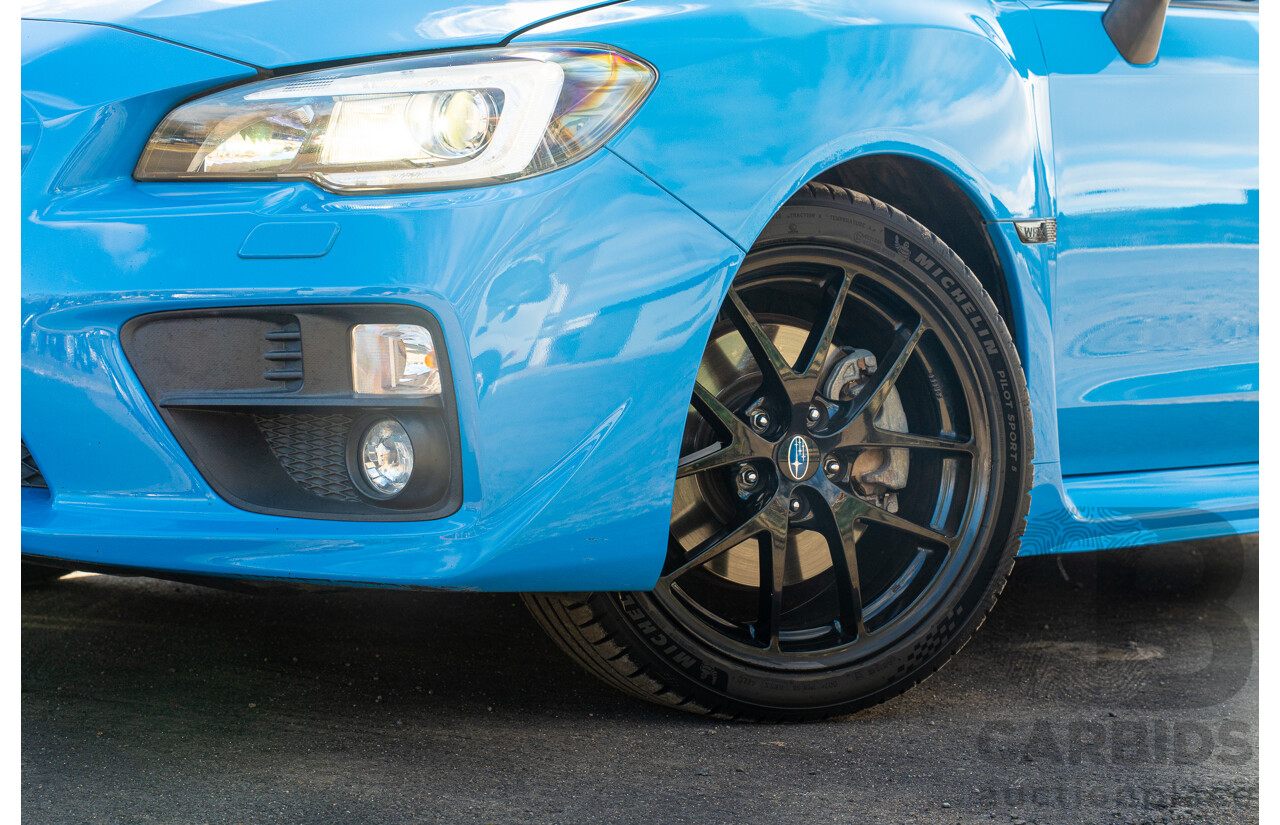 9/2015 Subaru WRX Hyper Blue (AWD) VA MY16 4d Sedan Hyper Blue Turbo 2.0L