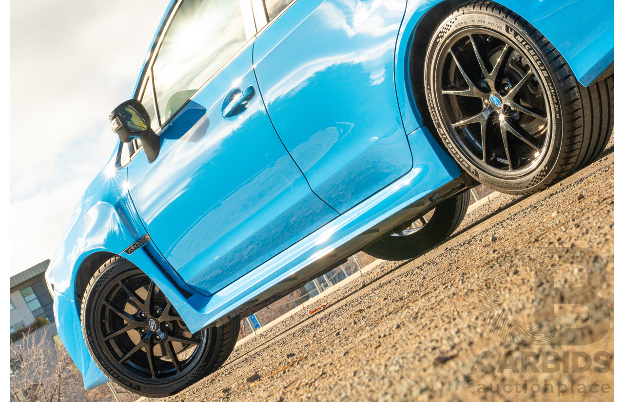9/2015 Subaru WRX Hyper Blue (AWD) VA MY16 4d Sedan Hyper Blue Turbo 2.0L
