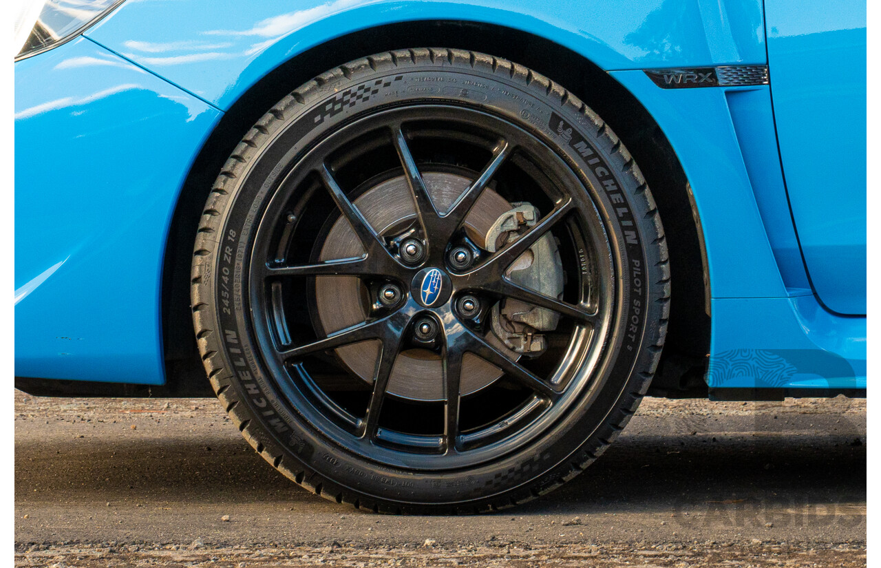 9/2015 Subaru WRX Hyper Blue (AWD) VA MY16 4d Sedan Hyper Blue Turbo 2.0L