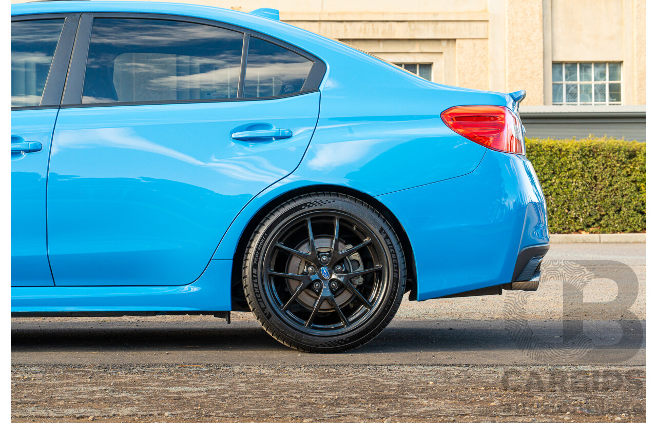 9/2015 Subaru WRX Hyper Blue (AWD) VA MY16 4d Sedan Hyper Blue Turbo 2.0L