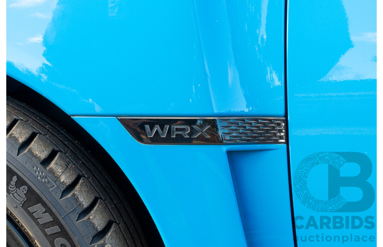 9/2015 Subaru WRX Hyper Blue (AWD) VA MY16 4d Sedan Hyper Blue Turbo 2.0L