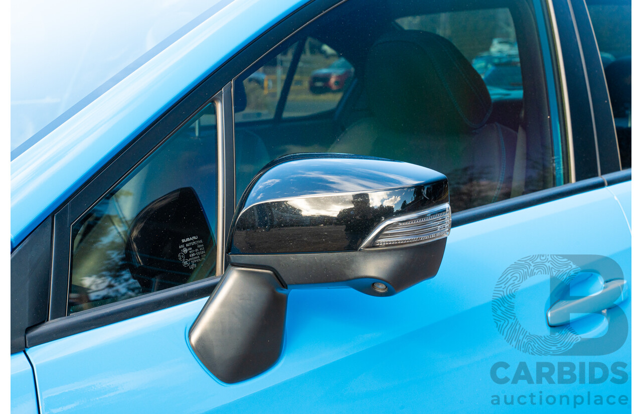 9/2015 Subaru WRX Hyper Blue (AWD) VA MY16 4d Sedan Hyper Blue Turbo 2.0L