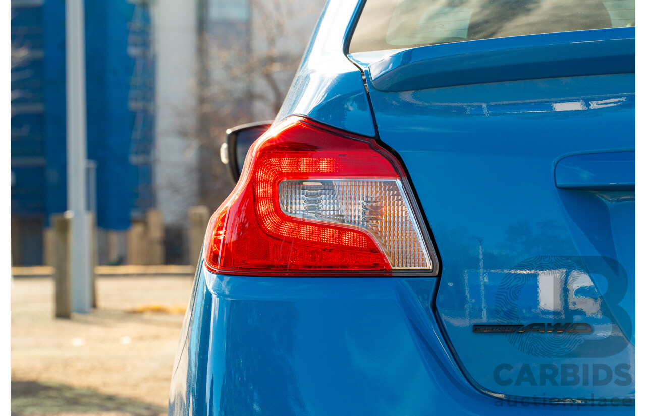 9/2015 Subaru WRX Hyper Blue (AWD) VA MY16 4d Sedan Hyper Blue Turbo 2.0L