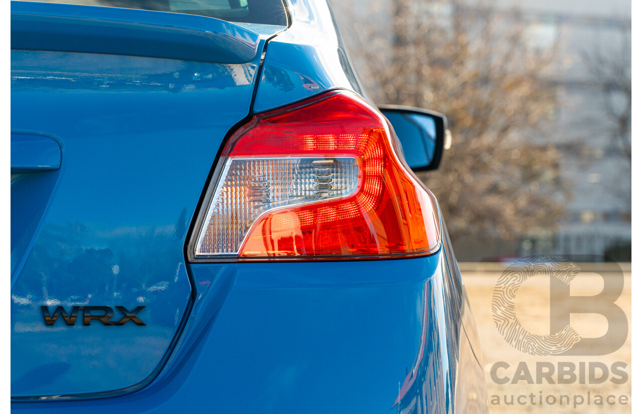 9/2015 Subaru WRX Hyper Blue (AWD) VA MY16 4d Sedan Hyper Blue Turbo 2.0L