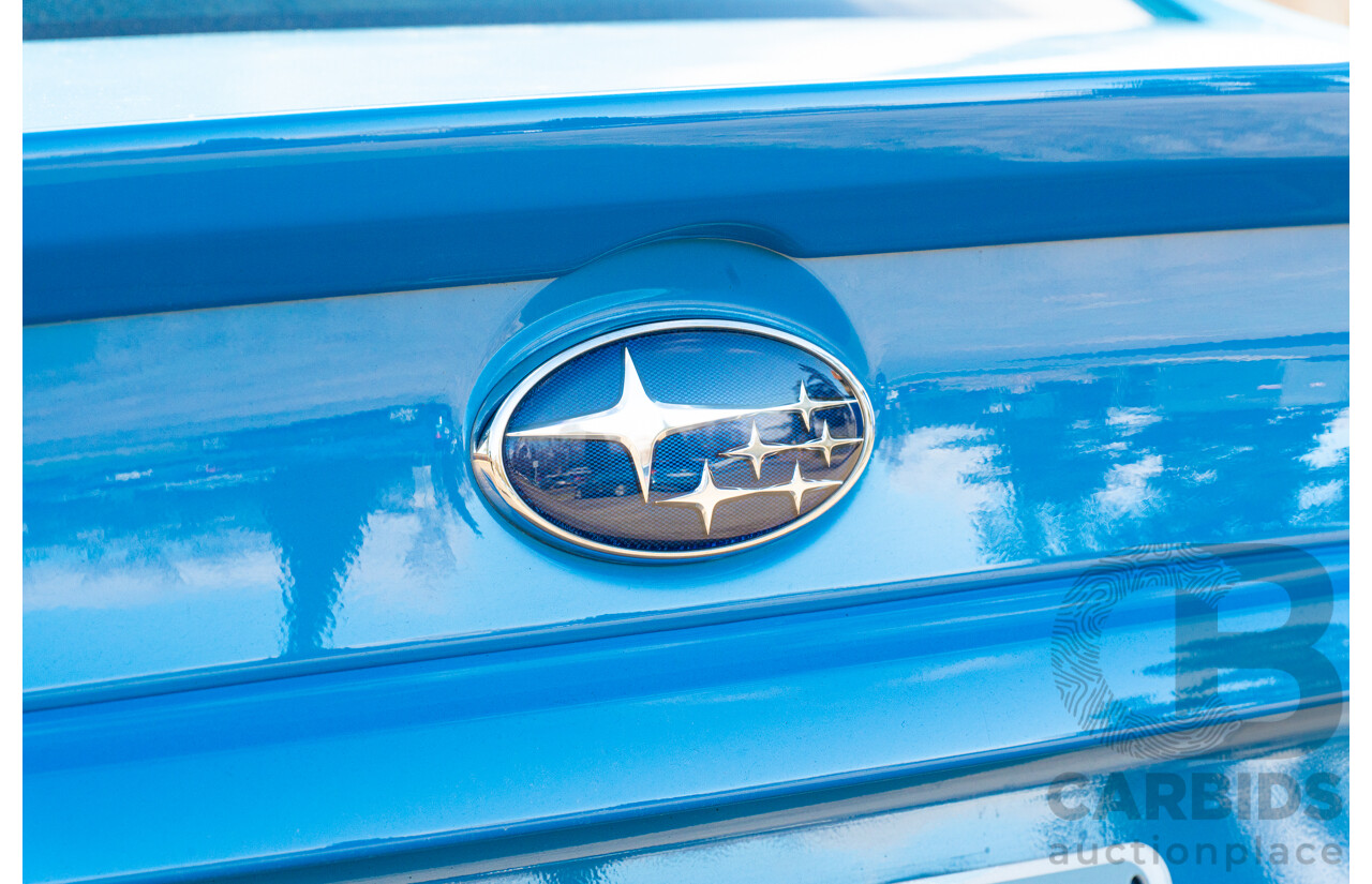 9/2015 Subaru WRX Hyper Blue (AWD) VA MY16 4d Sedan Hyper Blue Turbo 2.0L