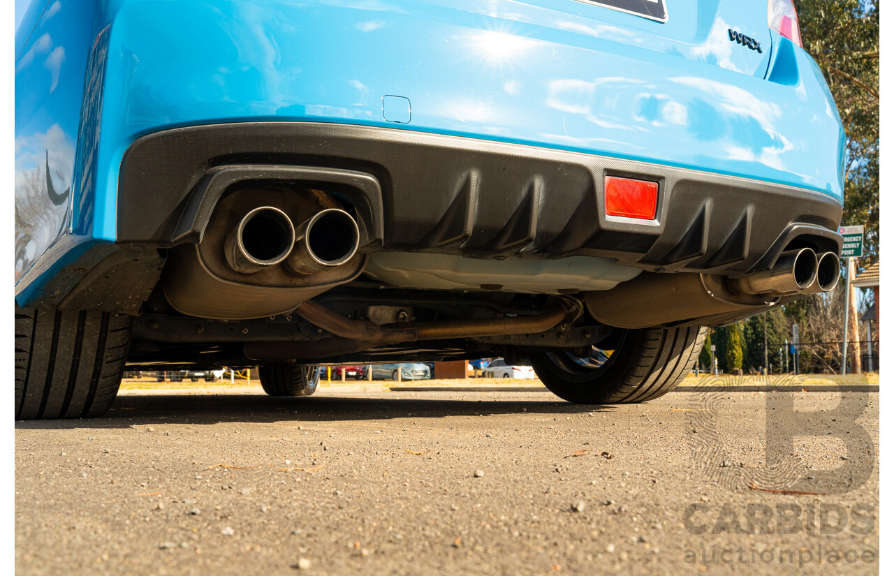 9/2015 Subaru WRX Hyper Blue (AWD) VA MY16 4d Sedan Hyper Blue Turbo 2.0L