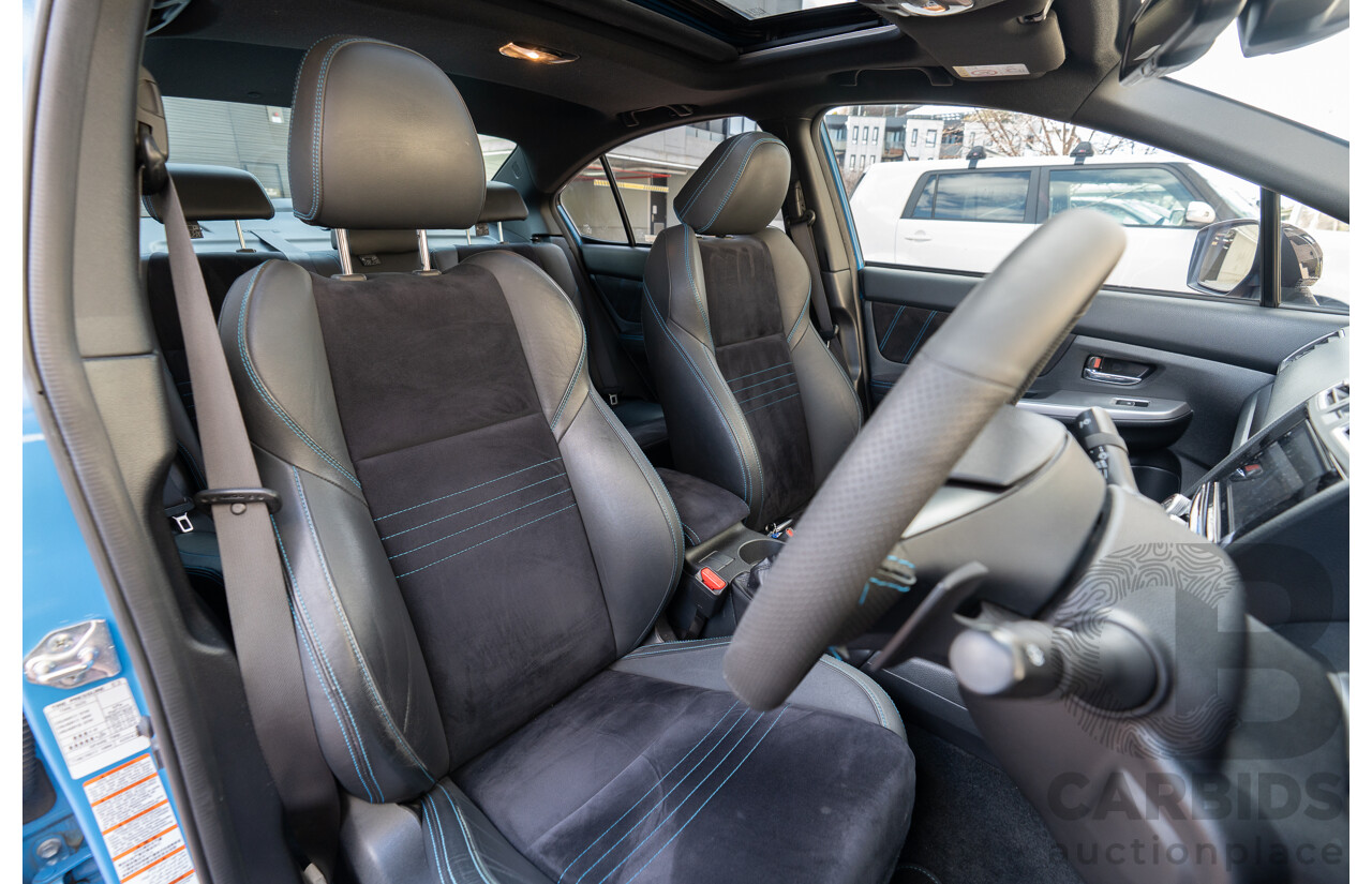 9/2015 Subaru WRX Hyper Blue (AWD) VA MY16 4d Sedan Hyper Blue Turbo 2.0L