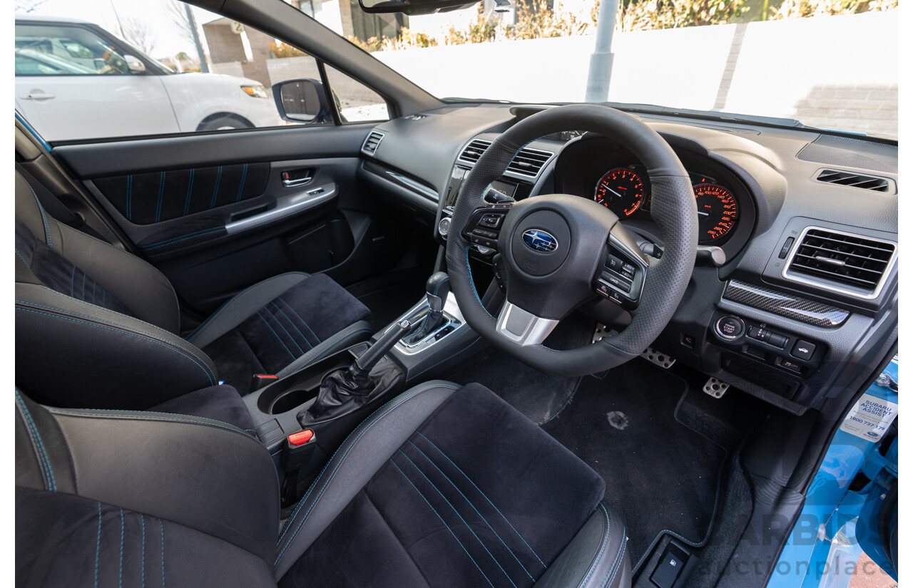 9/2015 Subaru WRX Hyper Blue (AWD) VA MY16 4d Sedan Hyper Blue Turbo 2.0L