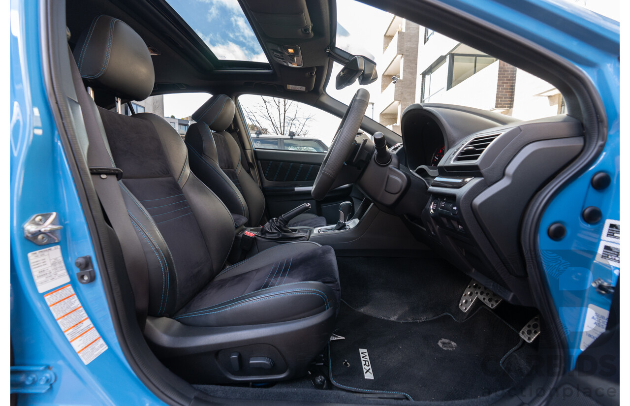 9/2015 Subaru WRX Hyper Blue (AWD) VA MY16 4d Sedan Hyper Blue Turbo 2.0L