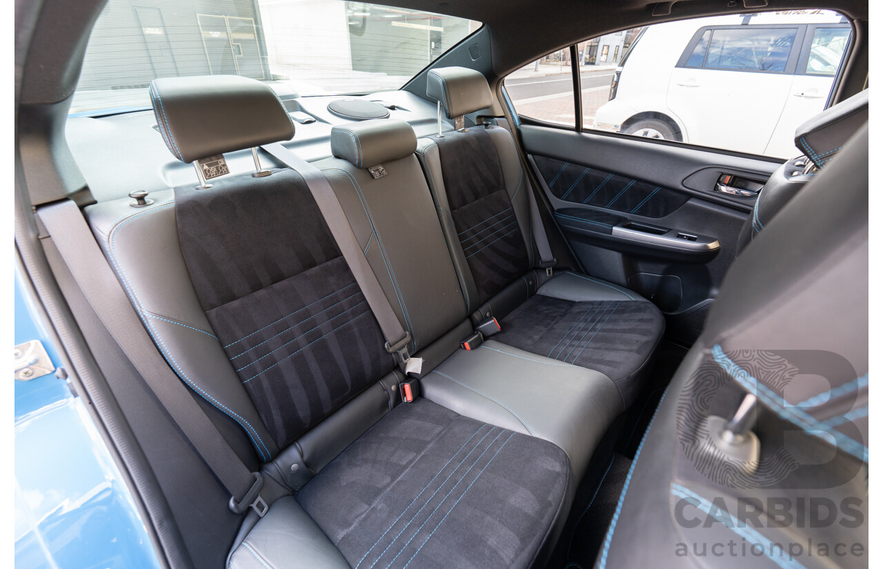 9/2015 Subaru WRX Hyper Blue (AWD) VA MY16 4d Sedan Hyper Blue Turbo 2.0L