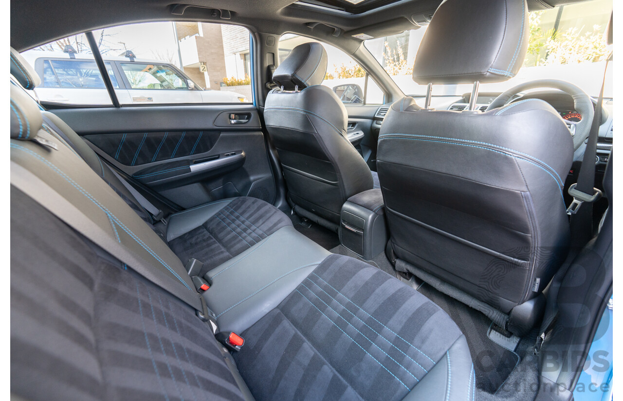 9/2015 Subaru WRX Hyper Blue (AWD) VA MY16 4d Sedan Hyper Blue Turbo 2.0L