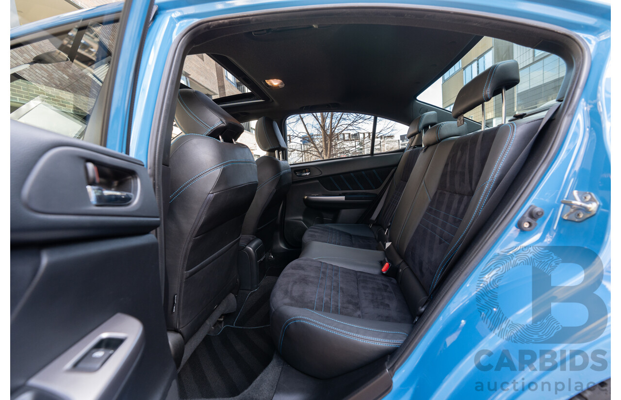 9/2015 Subaru WRX Hyper Blue (AWD) VA MY16 4d Sedan Hyper Blue Turbo 2.0L