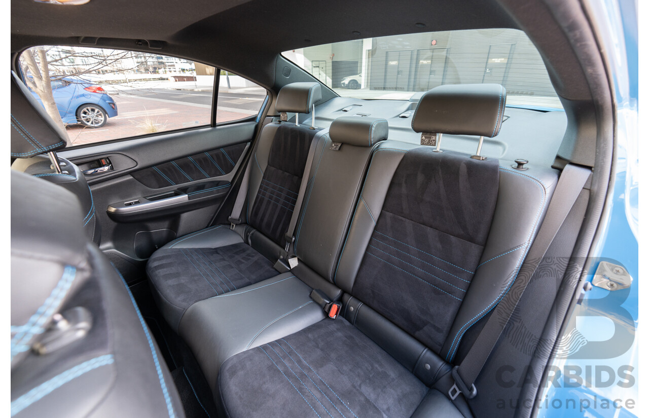 9/2015 Subaru WRX Hyper Blue (AWD) VA MY16 4d Sedan Hyper Blue Turbo 2.0L