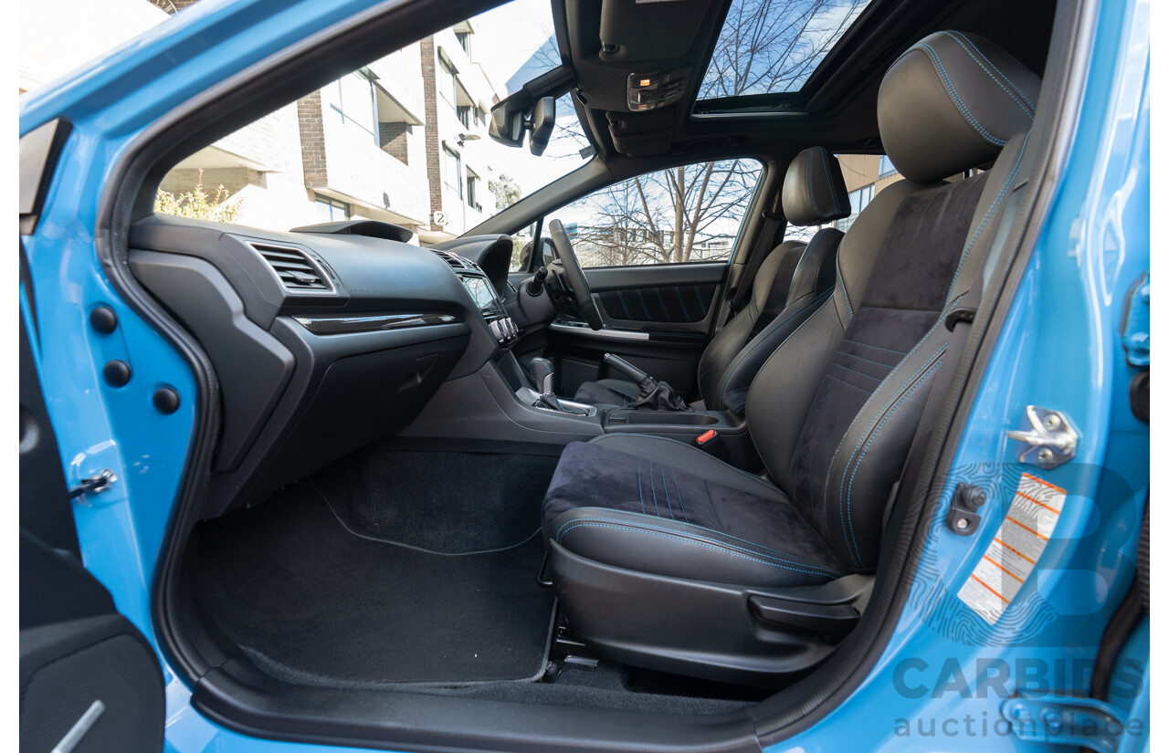 9/2015 Subaru WRX Hyper Blue (AWD) VA MY16 4d Sedan Hyper Blue Turbo 2.0L